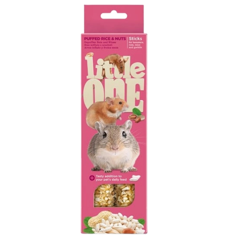 Little One kolba ryż orzechy dla chomika szczura myszy i myszoskoczka 2x55g