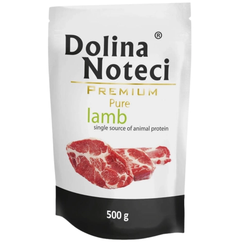Dolina Noteci Premium Pure monobiałkowa mokra karma dla psa jagnięcina 500g