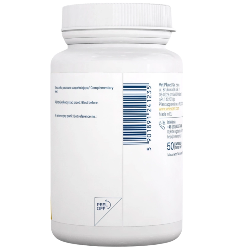 Vet Expert MultiVitamin witaminy i minerały dla psa i kota 50 kapsułek