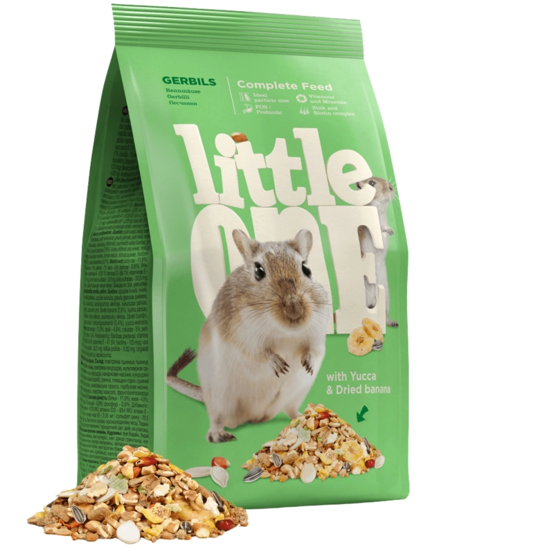 Little One mieszanka karma dla myszoskoczka z ekstraktem z juki 400g