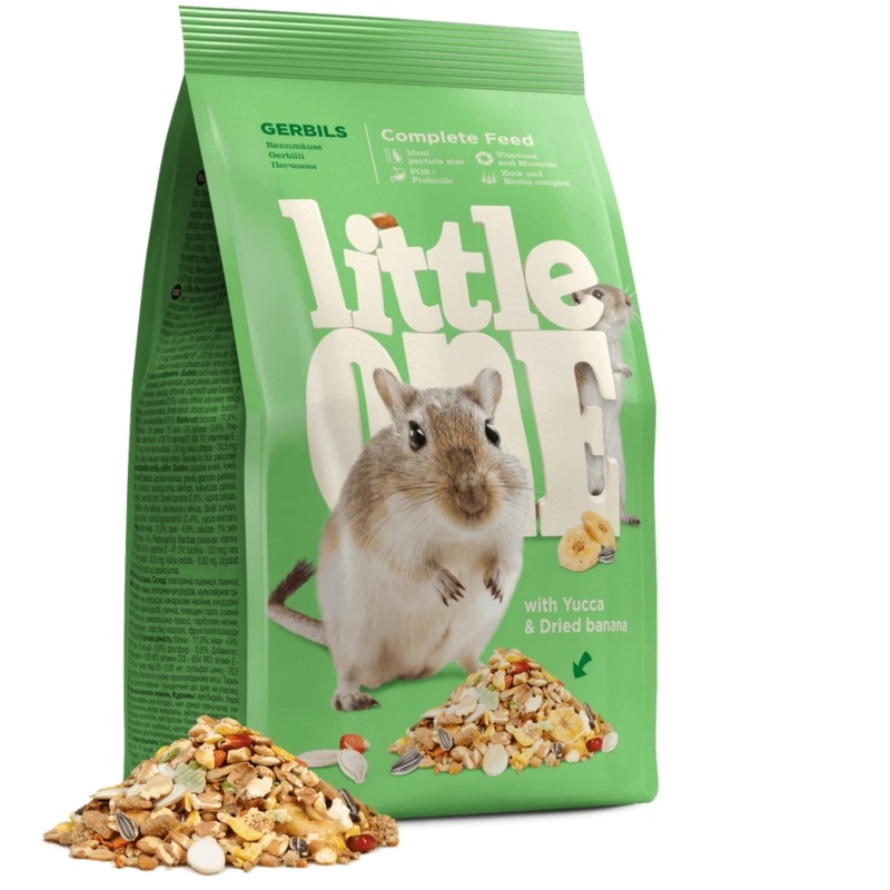 Little One mieszanka karma dla myszoskoczka z ekstraktem z juki 400g
