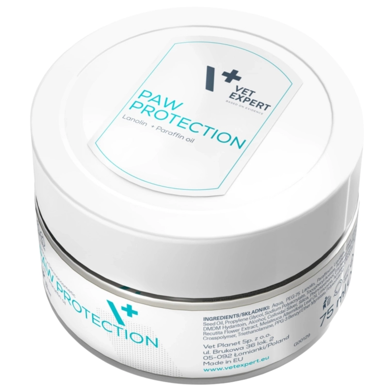 Vet Expert Paw Protection maść ochronna na łapy dla psa i kota 75ml