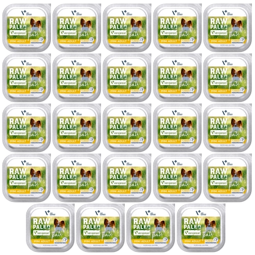 Vet Expert Raw Paleo Mini Adult indyk pasztet mokra karma monobiałkowa dla psa 24x150g