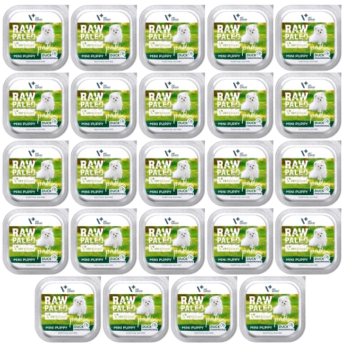 Vet Expert Raw Paleo Mini Puppy kaczka monobiałkowa mokra karma dla szczeniąt 24x 150g