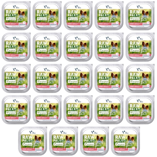Vet Expert Raw Paleo Mini Adult monobiałkowa mokra karma dla psa wieprzowina 24x 150g