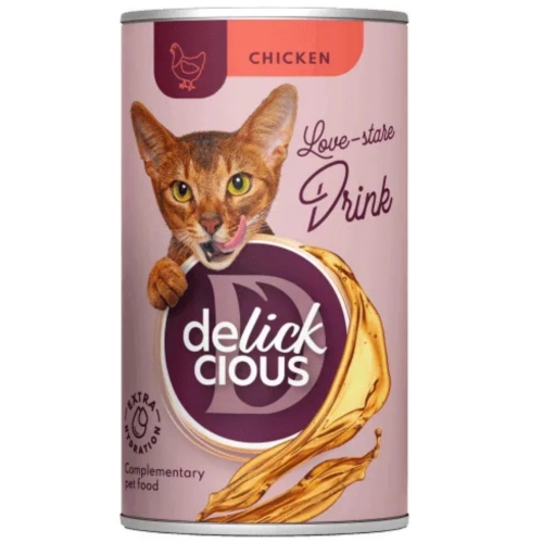 Delickcious napój z kurczakiem przekąska nawadniająca dla kota 140g