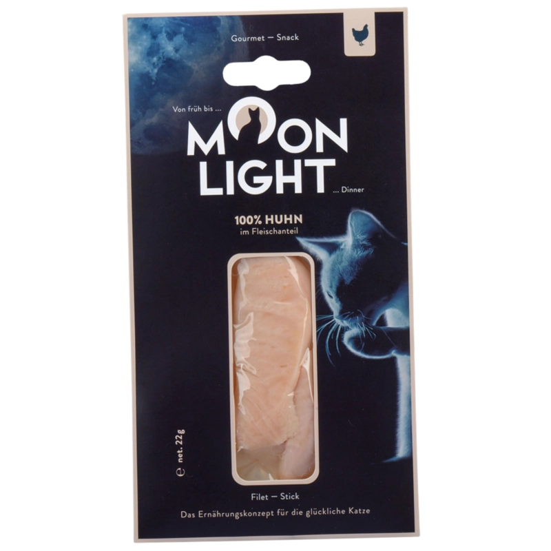 Moonlight Dinner filet kurczak 98,3% miękki przysmak dla kota i kociąt 22g