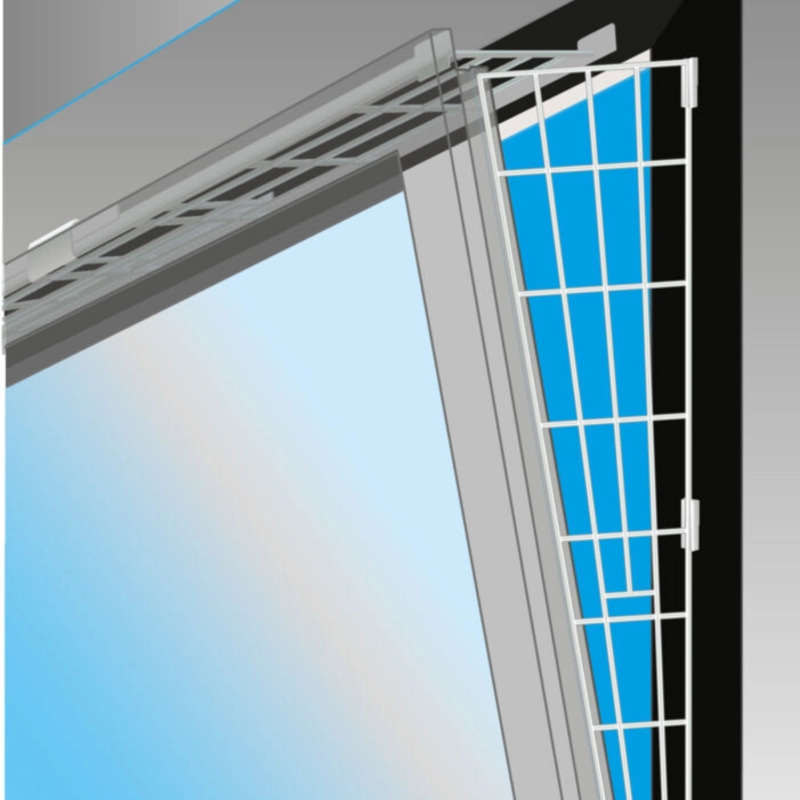 Trixie kratka zabezpieczająca do okna dla kota panel boczny biała 62x16/7cm