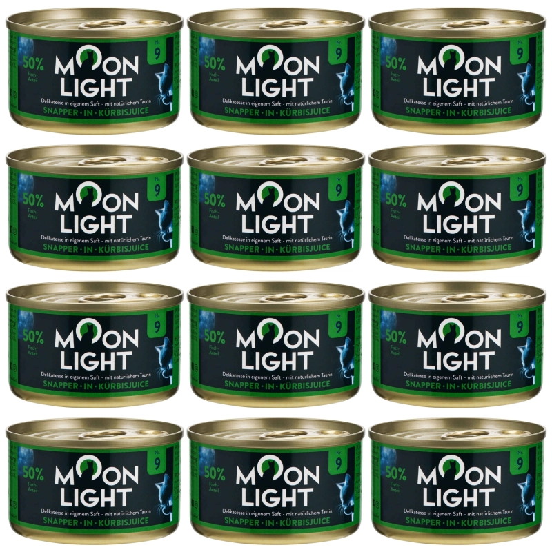 Moonlight Dinner Nr 9 Lucjan z Dynią mokra karma dla kota i kociąt 12x 80g