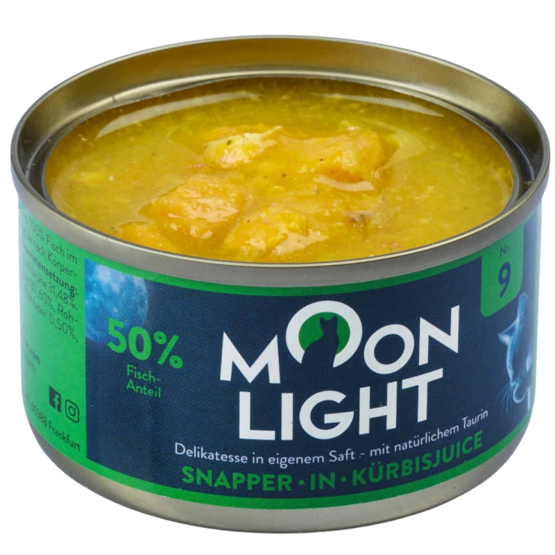 Moonlight Dinner Nr 9 Lucjan z Dynią mokra karma dla kota i kociąt 12x 80g