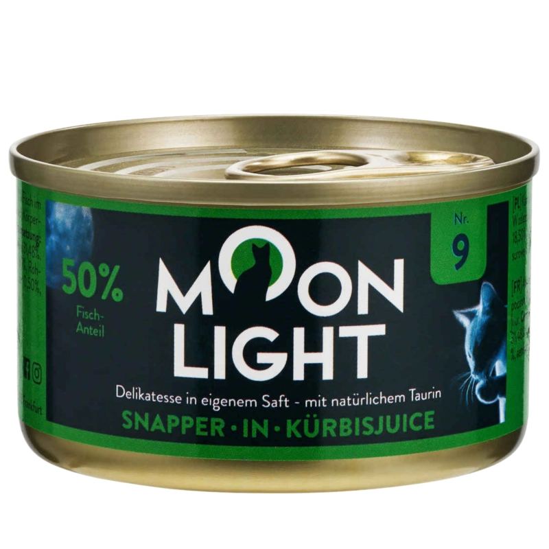 Moonlight Dinner Nr 9 Lucjan z Dynią mokra karma dla kota i kociąt 12x 80g