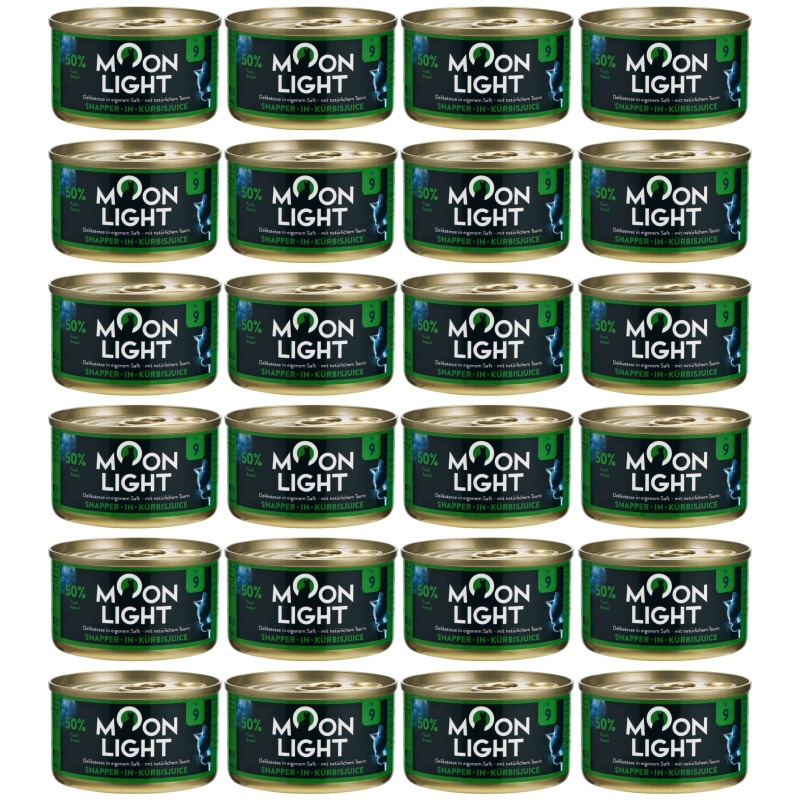 Moonlight Dinner Nr 9 Lucjan z Dynią mokra karma dla kota i kociąt 24x 80g