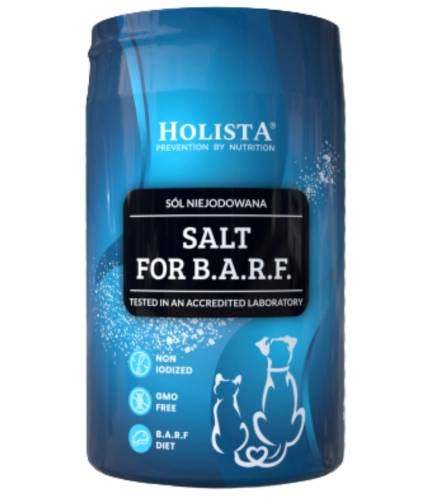Holista Salt for BARF sól kamienna niejodowana dla psa i kota 400g