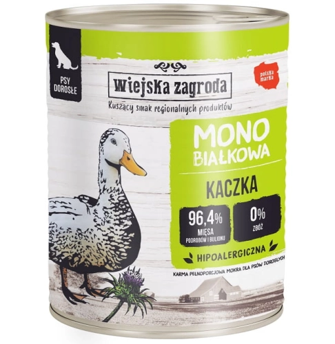 Wiejska Zagroda Monobiałkowa Kaczka 800g
