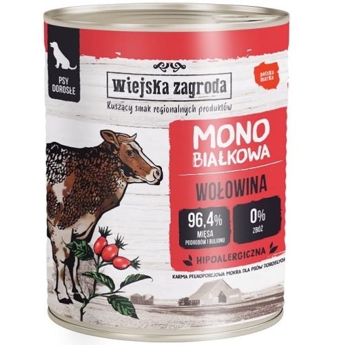 Wiejska Zagroda Monobiałkowa Wołowina 800g