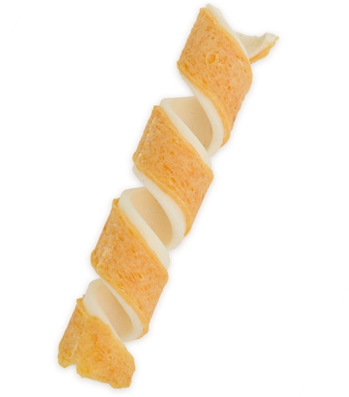 HauMiau PauseSnack rolki ze skóry wołowej z kurczakiem gryzak dla psa 500g