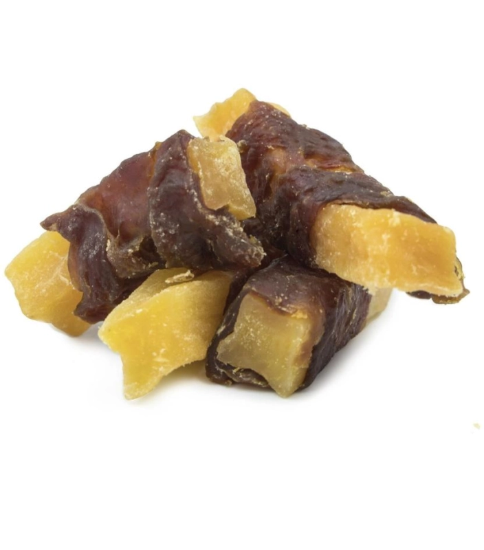 HauMiau PauseSnack kaczka z batatem przysmak treningowy dla psa 500g