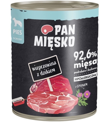 Pan Mięsko 800g wieprzowina z dzikiem