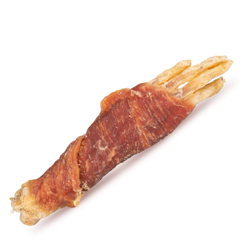 HauMiau Puzzo Snack łapy królicze owinięte kaczką gryzak dla psa 300g
