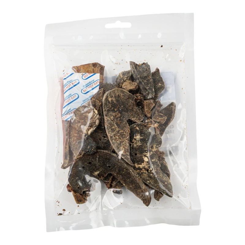 HauMiau Puzzo Snack chipsy z wątroby jagnięcej 6x3cm przysmak dla psa 150g