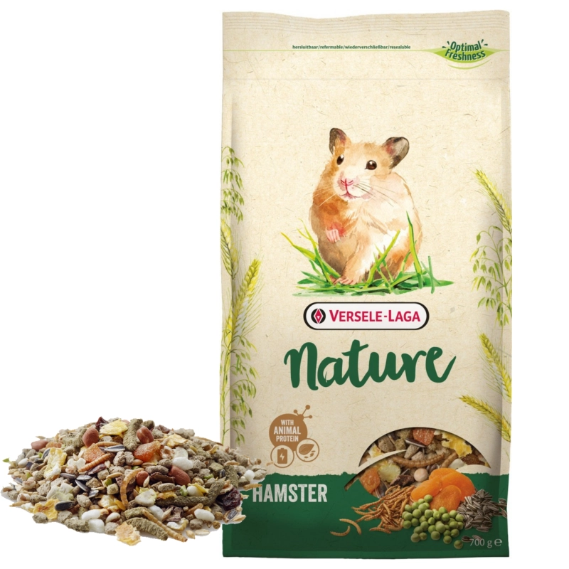 Versele Laga Nature Hamster mieszanka karma dla chomika z mącznikami 700g