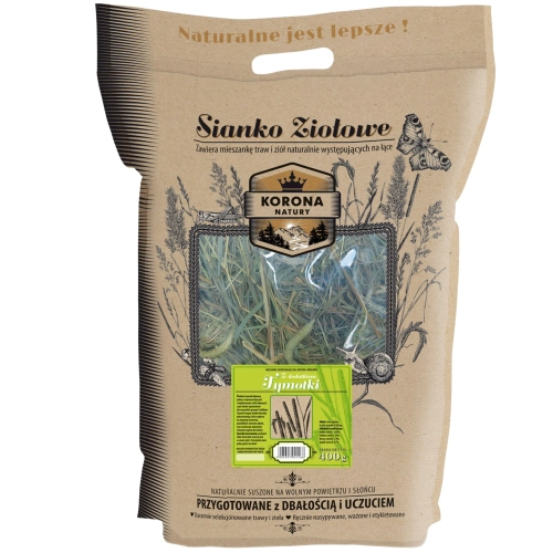 Korona Natury sianko ziołowe z tymotką dla królików i gryzoni 400g