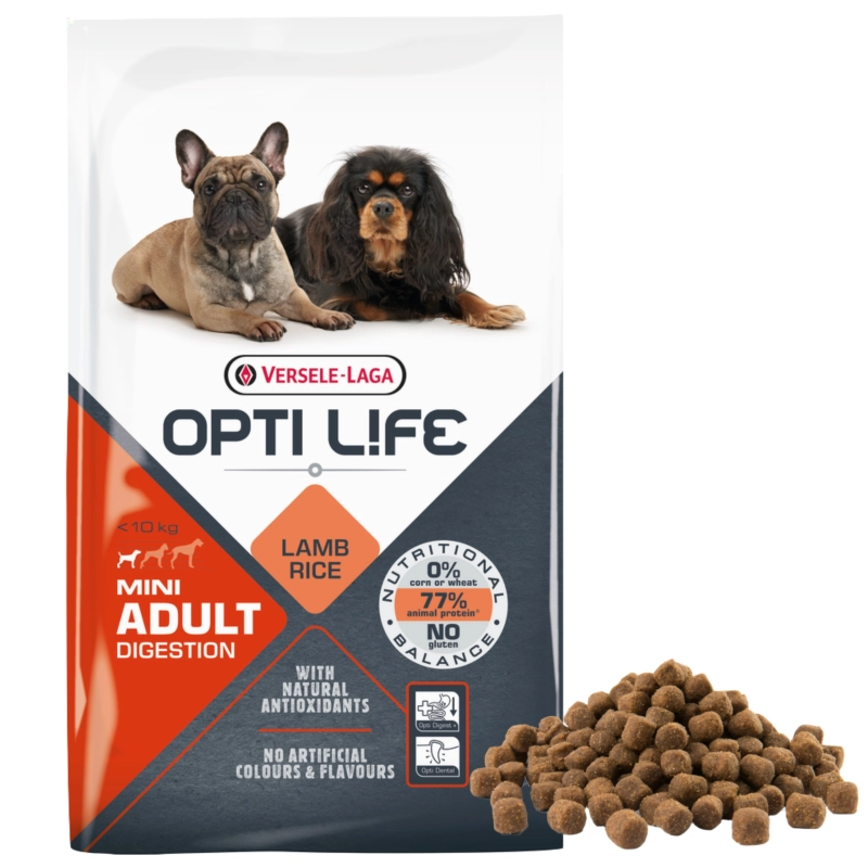 Versele Laga Opti Life Digestion Mini sucha karma dla psa jagnięcina 7,5kg