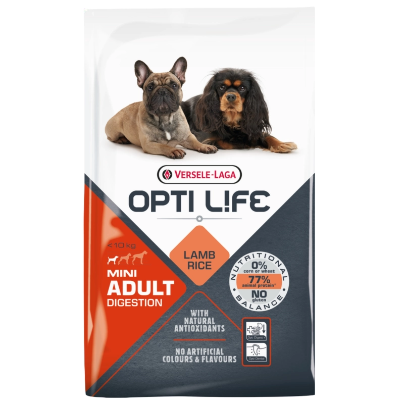 Versele Laga Opti Life Digestion Mini sucha karma dla psa jagnięcina 7,5kg