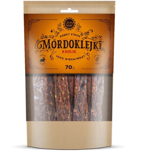 Trzypsy Mordoklejki z królika 70g