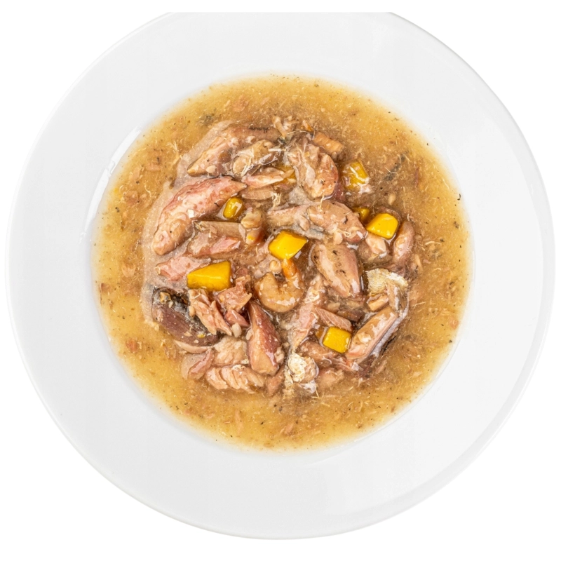 Delickcious zupa z sardynek z krewetkami i dynią mokra karma dla kota 80g