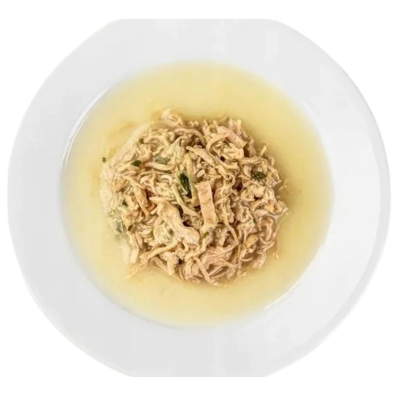 Delickcious zupa z kurczakiem szynką i szpinakiem mokra karma dla kota 80g