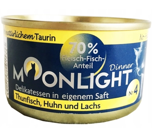 Moonlight 4 tuńczyk+kurczak+łosoś 80g