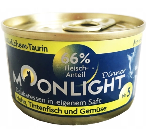 Moonlight 5 kurczak+kalamarnica+warz 80g