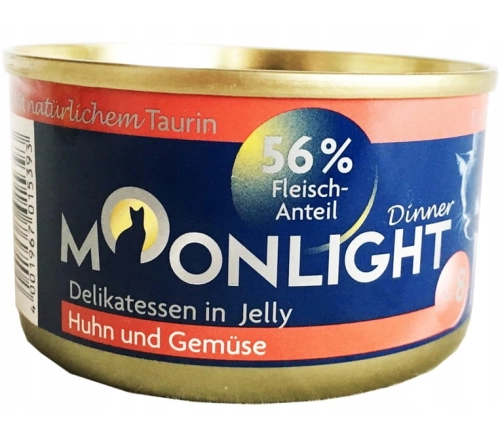 Moonlight 8 kurczak+warzywa 80g