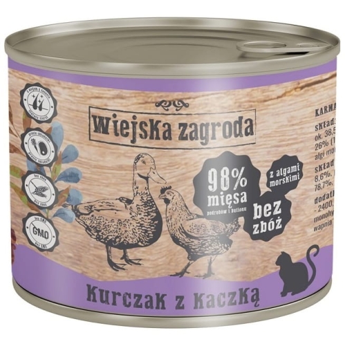 Wiejska Zagroda Kurczak z kaczką 200g