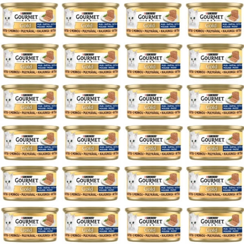 Purina Gourmet Gold Mus z indykiem 24 x 85g