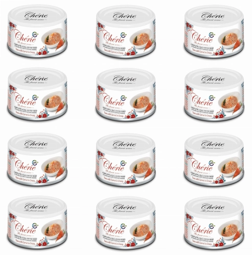 Pettric Cherie Mix tuńczyka z marchewką w sosie 12 x 80g
