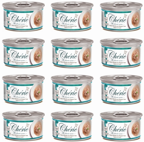 Pettric Cherie Mix tuńczyka w sosie 12 x 80g dla kota