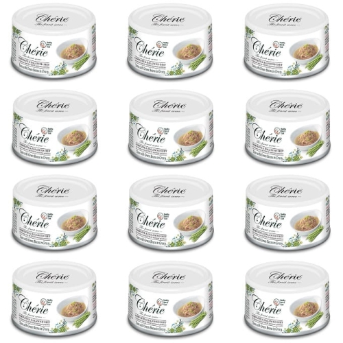 Pettric Cherie Tuńczyk z zieloną fasolą w sosie 12 x 80g