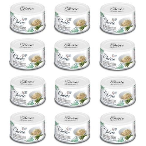 Pettric Cherie Kurczak ze szpinakiem dla kota 12 x 80g