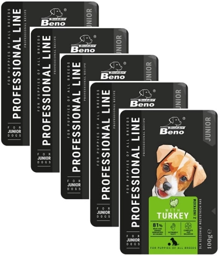 Super Beno Saszetki dla szczeniąt Indyk 24 x 100g