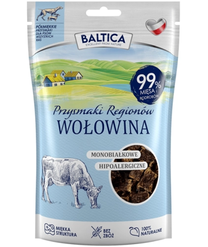 Baltica Przysmaki półmiękkie Wołowina 80g mono