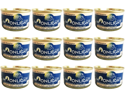 Moonlight Dinner nr 2 Tuńczyk kura krewetki 12 x 80g