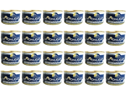 Moonlight Dinner nr 3 Tuńczyk kura kałamarnica 24 x 80g