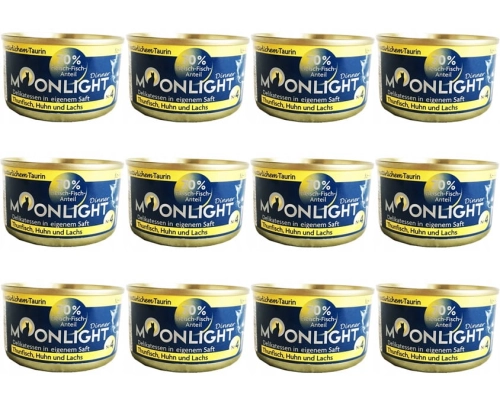 Moonlight Dinner nr 4 Tuńczyk kurczak łosoś 12 x 80g
