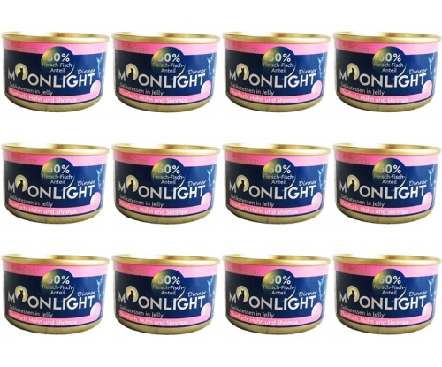 Moonlight Dinner nr 6 Tuńczyk kurczak krewetki 12 x 80g