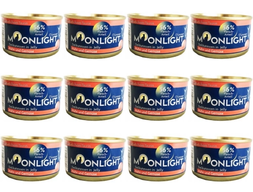 Moonlight Dinner nr 8 Kurczak i warzywa 12 x 80g