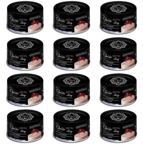 Pettric Cherie Healthy Living Mus z tuńczyka 12 x 80g
