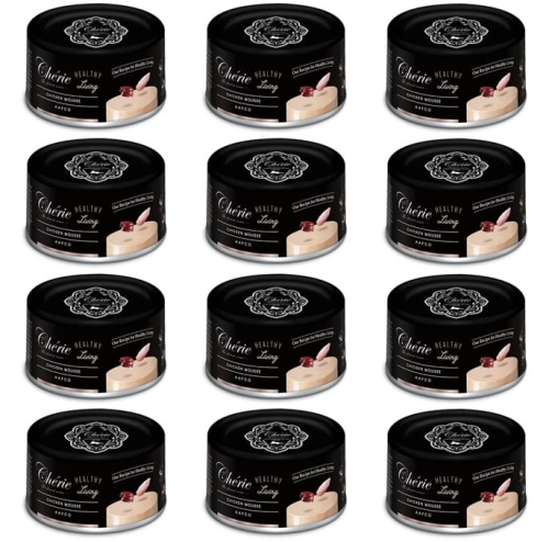 Pettric Cherie Healthy Living Mus z kurczaka 12 x 80g
