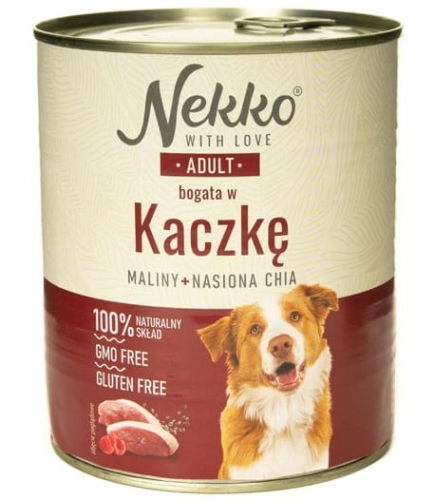 Nekko Adult Kaczka maliny Chia 800g